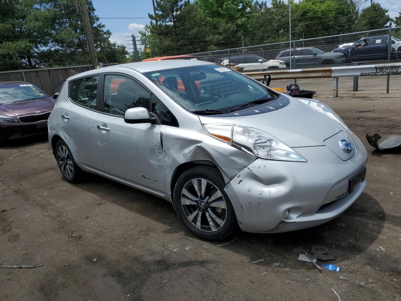 2017 Nissan Leaf S vin: 1N4BZ0CP3HC302373