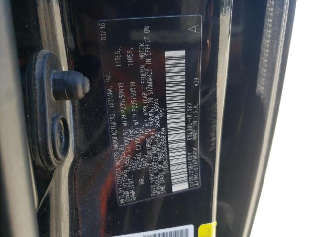 2016 TOYOTA SIENNA SE 5TDXK3DC8GS698394