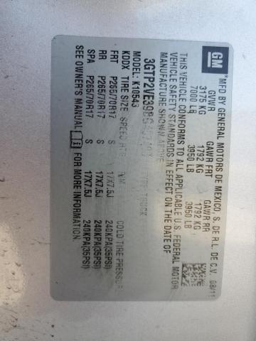 2011 GMC Sierra K1500 Sle VIN: 3GTP2VE39BG407483 Lot: 57877564