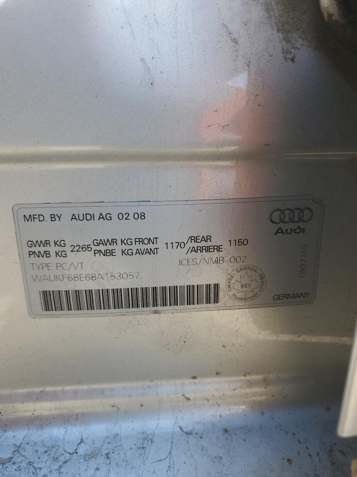 WAUKF68E68A153057 2008 Audi A4 2.0T Avant Quattro