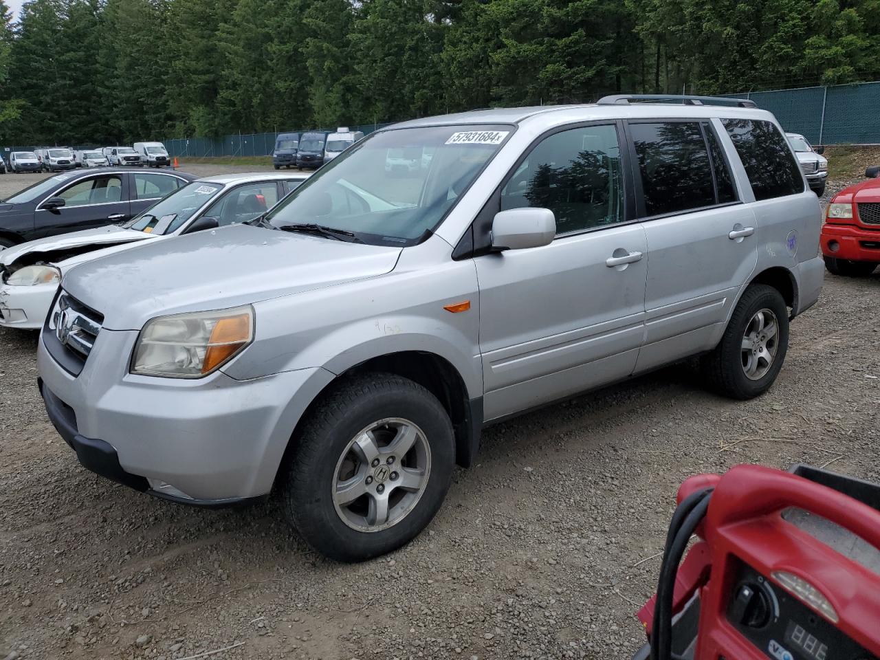 5FNYF18417B013303 2007 Honda Pilot Ex