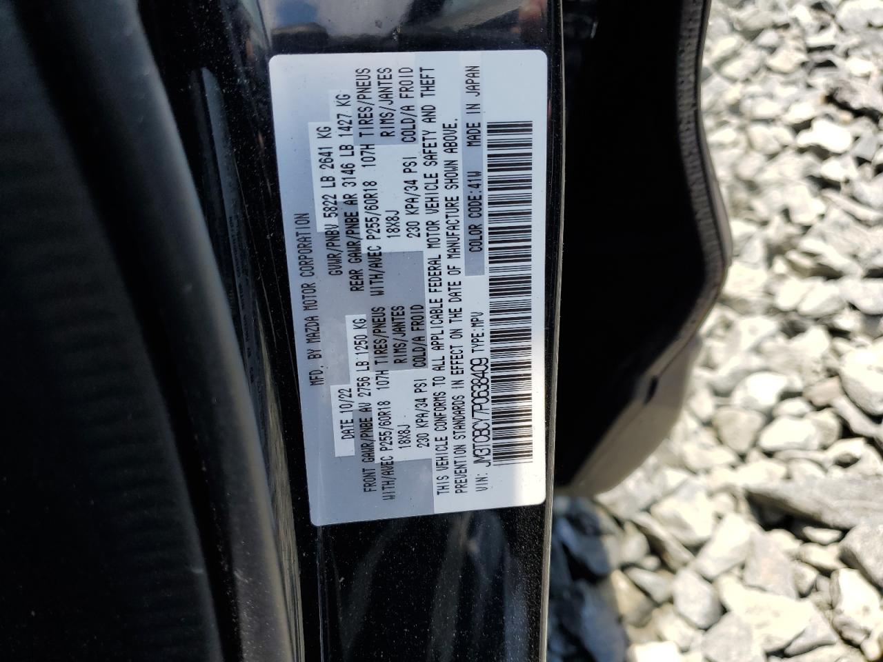 JM3TCBCY7P0638409 2023 Mazda Cx-9 Touring