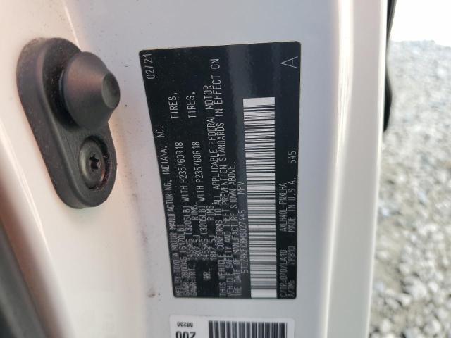 2021 Toyota Sienna Limited VIN: 5TDZRKEC8MS027445 Lot: 58029604