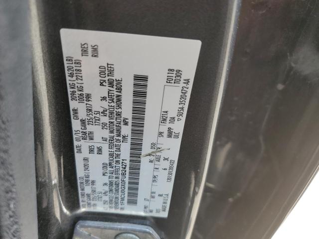 2015 FORD ESCAPE SE - 1FMCU0GX0FUB24271