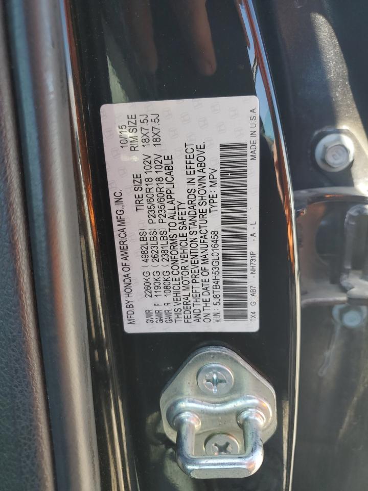 5J8TB4H53GL016458 2016 Acura Rdx Technology