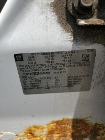 2CNFLGE52B6476349 2011 Chevrolet Equinox Ltz