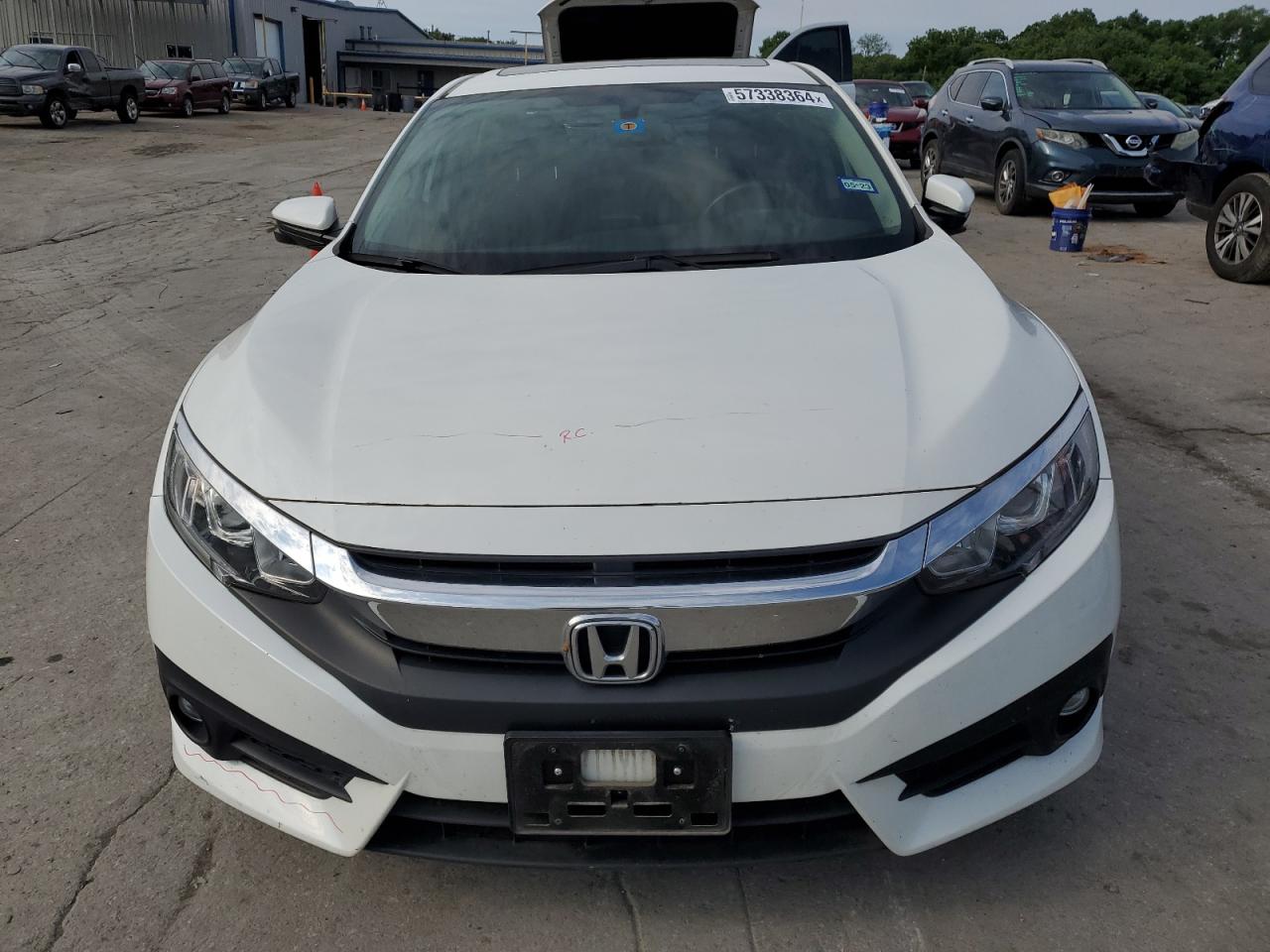 2018 Honda Civic Ex vin: JHMFC1F32JX023764