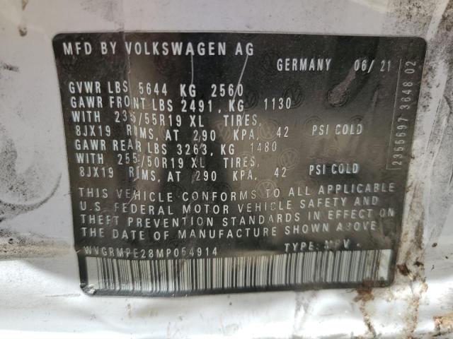 WVGRMPE28MP054914 Volkswagen Id.4 Pro  12