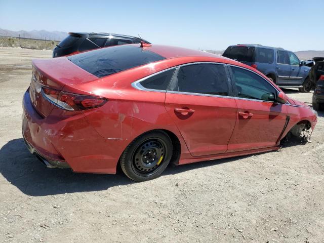 HYUNDAI SONATA SE 2019 red  gas 5NPE24AF3KH751528 photo #4