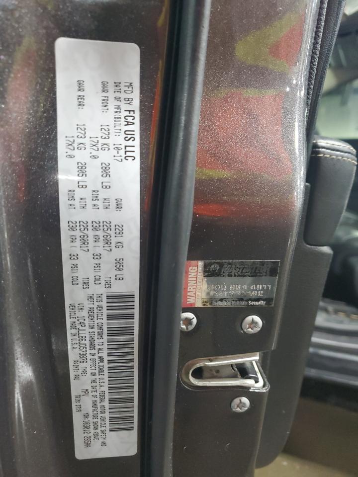 1C4PJLLB6JD573876 2018 Jeep Cherokee Latitude Plus