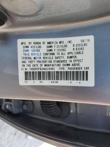 2017 HONDA ACCORD EXL 1HGCR2F80HA024480  60638934