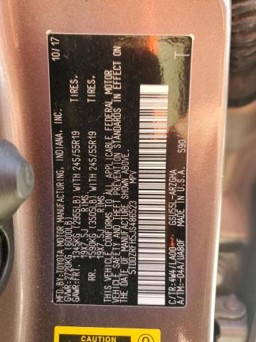 2018 Toyota Highlander Limited VIN: 5TDDZRFH5JS486523 Lot: 59083864