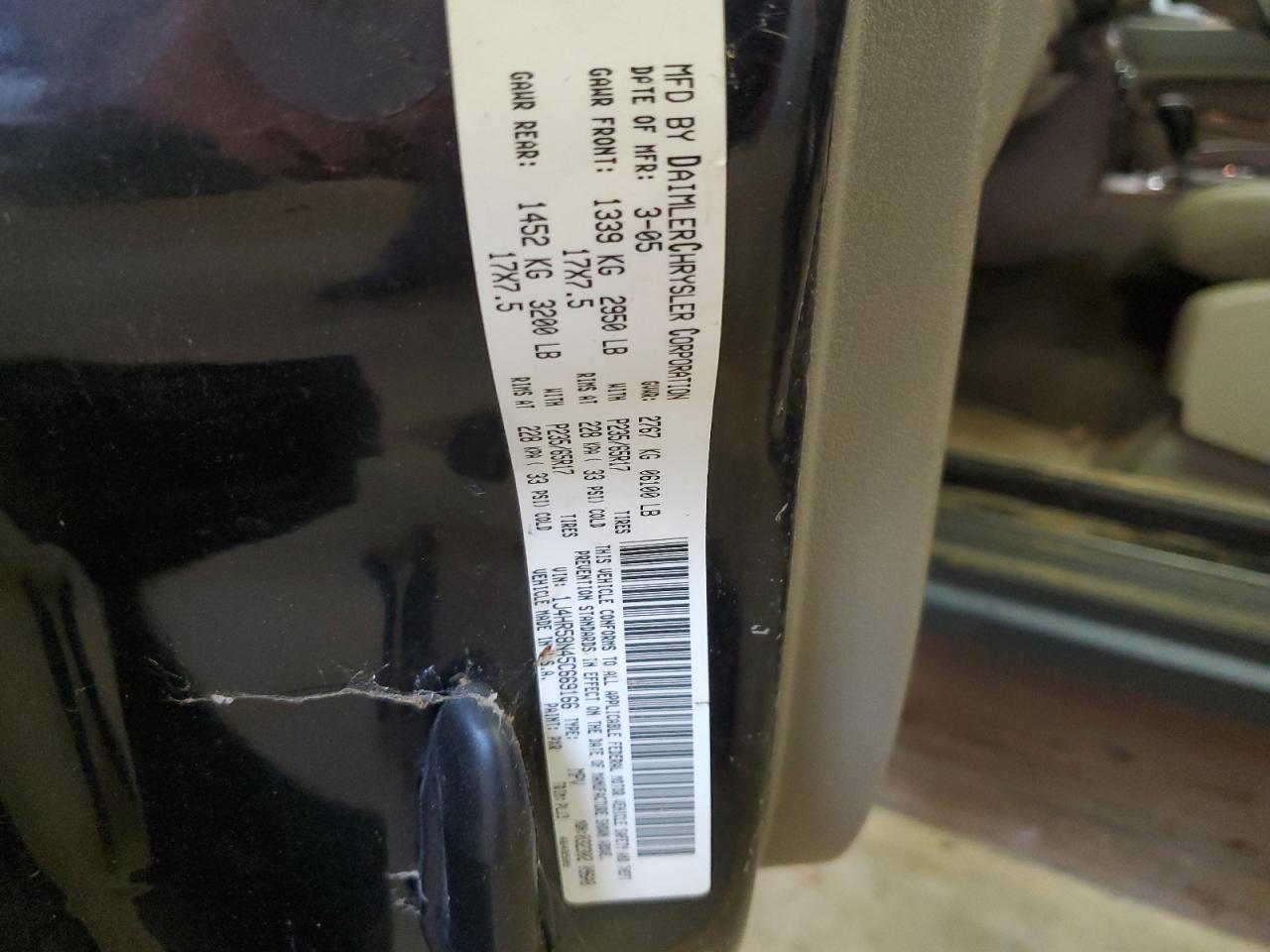 1J4HR58N45C669166 2005 Jeep Grand Cherokee Limited