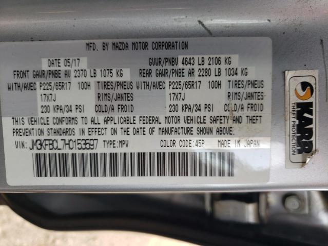 VIN JM3KFBCL7H0153597 2017 Mazda CX-5, Touring no.12