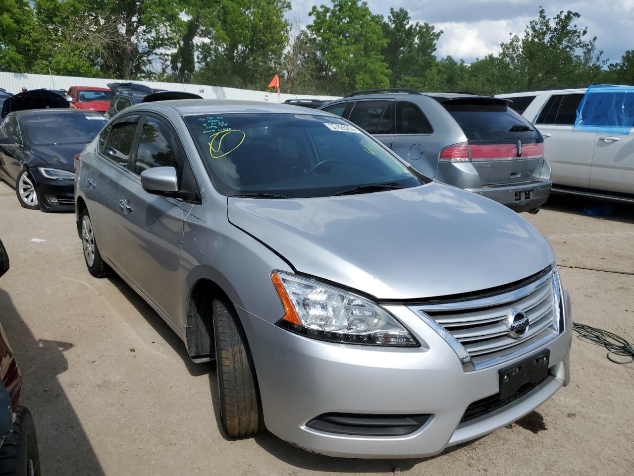 2015 Nissan Sentra S vin: 3N1AB7AP8FY302902