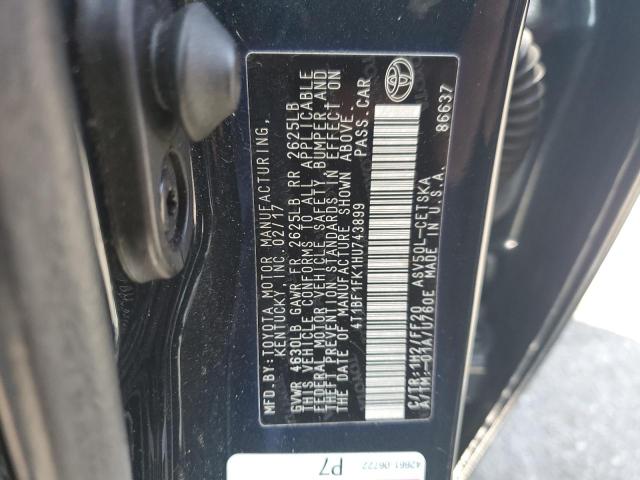 VIN 4T1BF1FK1HU743899 2017 Toyota Camry, LE no.12