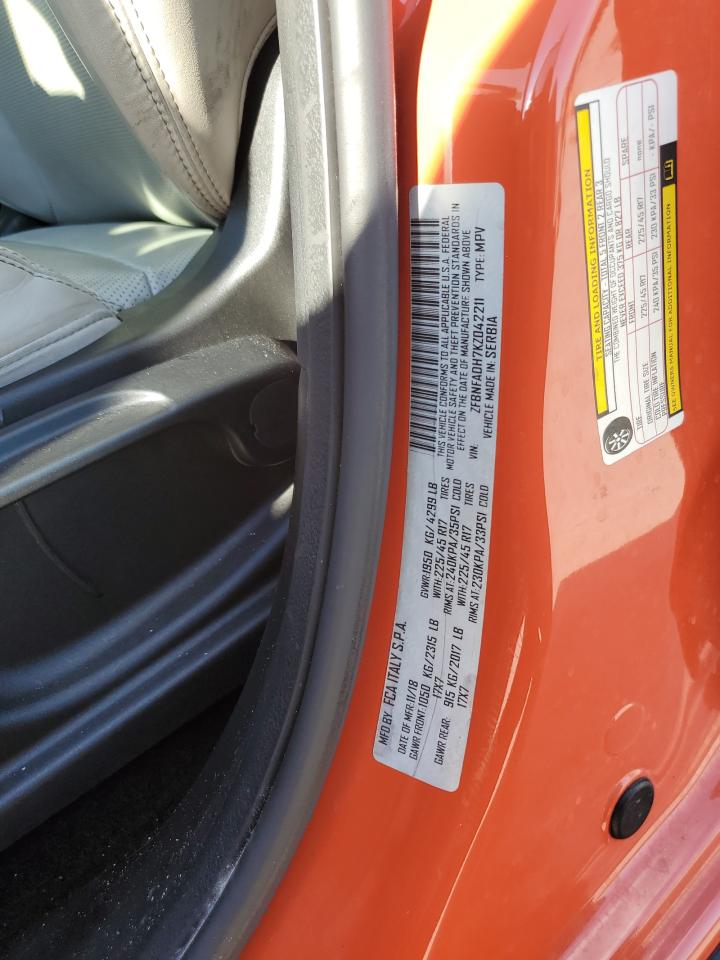 ZFBNFADH7KZ042211 2019 Fiat 500L Trekking