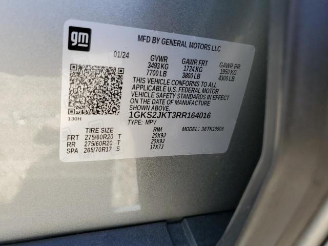 2024 GMC Yukon Xl Denali VIN: 1GKS2JKT3RR164016 Lot: 59729254