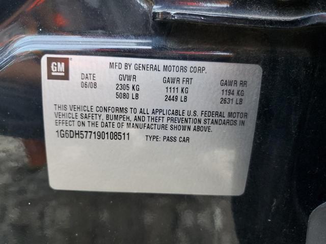 2009 Cadillac Cts VIN: 1G6DH577190108511 Lot: 61043464