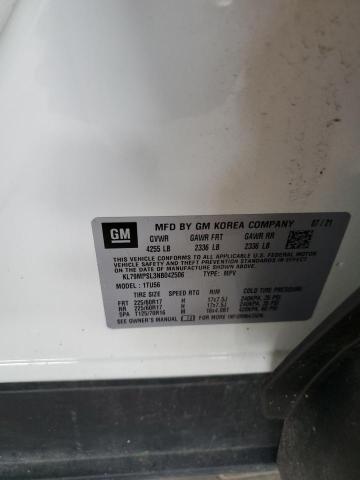 2022 CHEVROLET TRAILBLAZE - KL79MPSL3NB042506