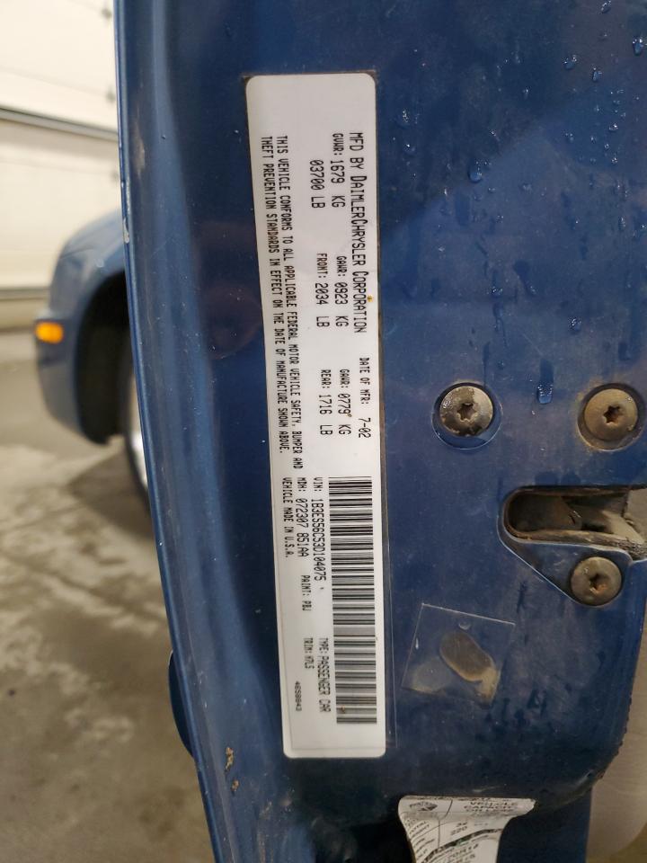 1B3ES56C53D104075 2003 Dodge Neon Sxt