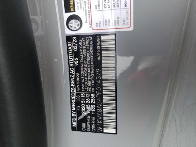 2023 MERCEDES-BENZ SL 55 AMG - W1KVK8AB4PF014379