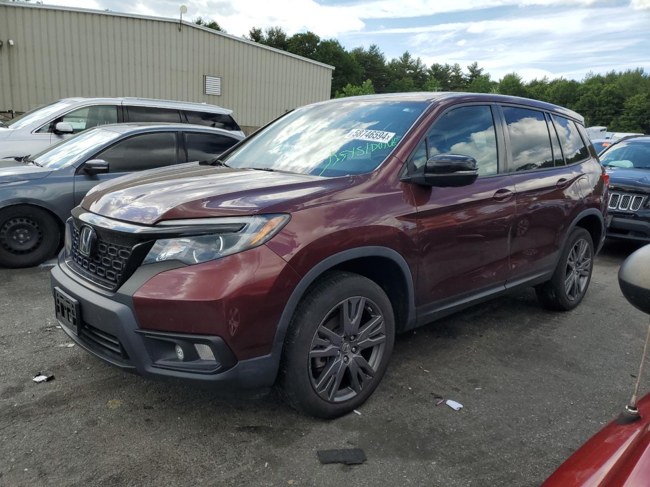 2020 Honda Passport Exl vin: 5FNYF8H52LB010566