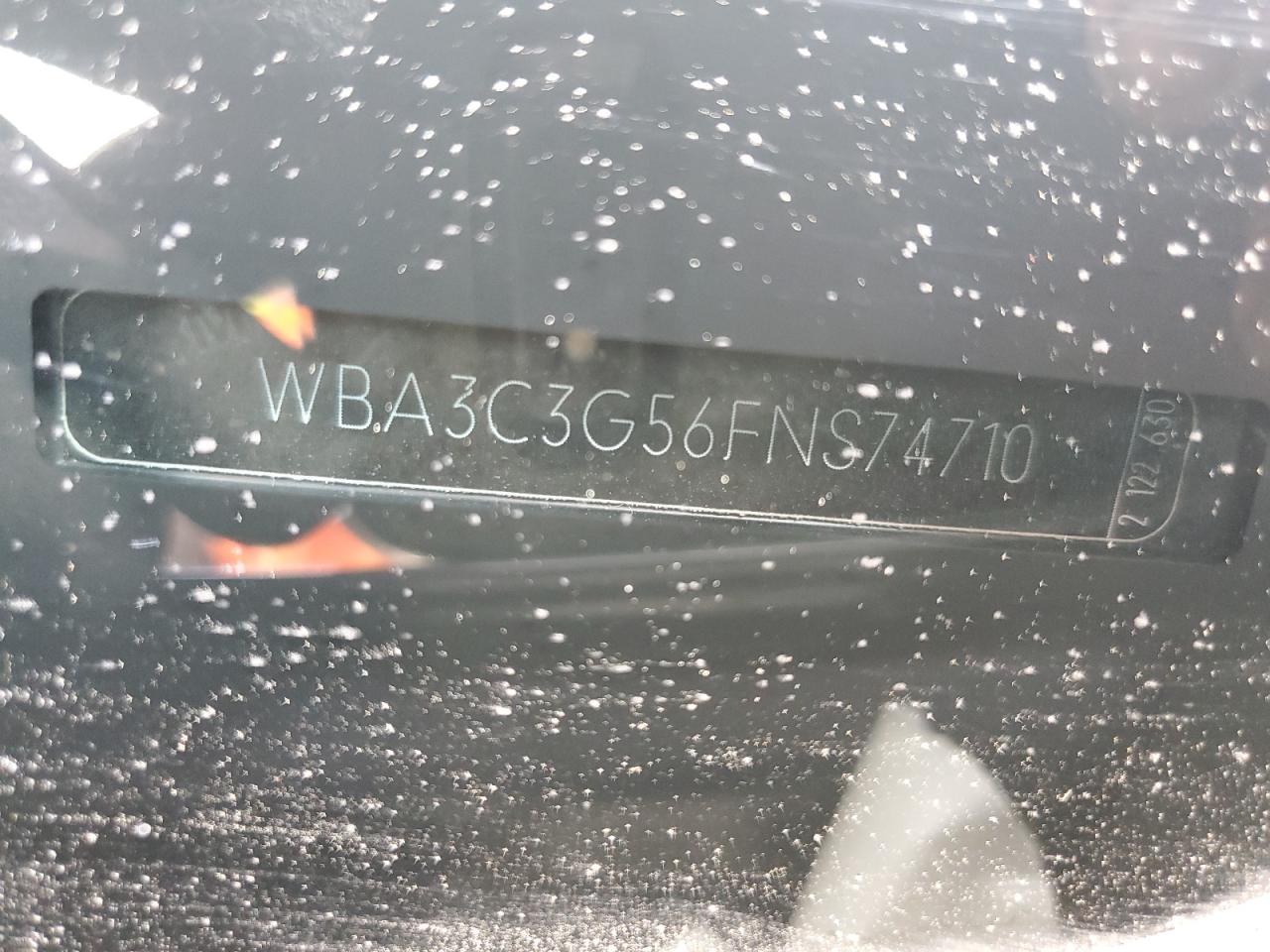 WBA3C3G56FNS74710 2015 BMW 320 I xDrive