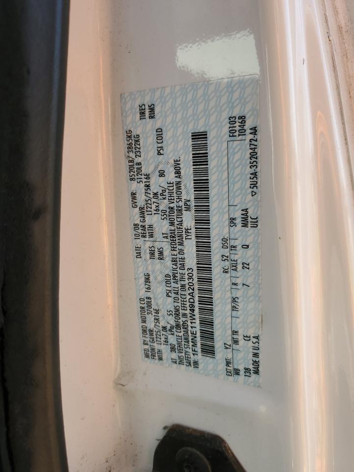 1FMNE11W49DA20303 2009 Ford Econoline E150 Wagon