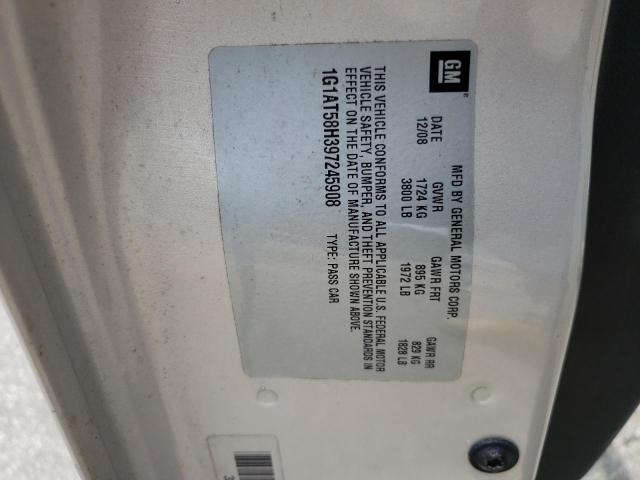 2009 Chevrolet Cobalt Lt VIN: 1G1AT58H397245908 Lot: 58831524