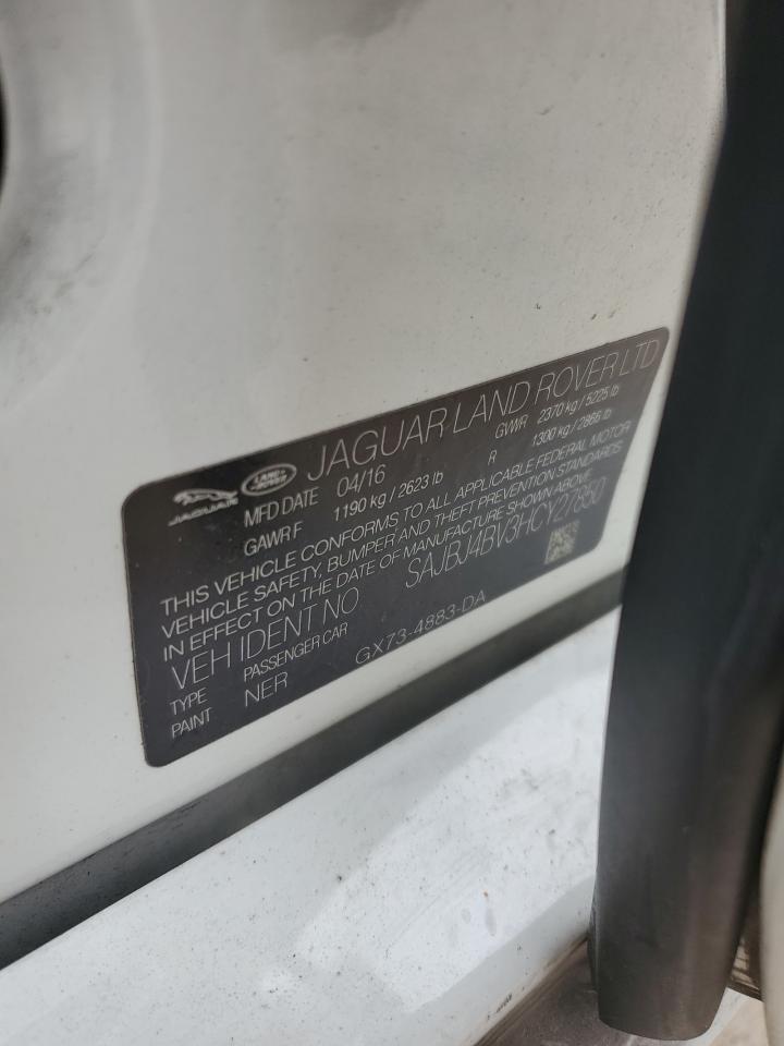 SAJBJ4BV3HCY27850 2017 Jaguar Xf Premium