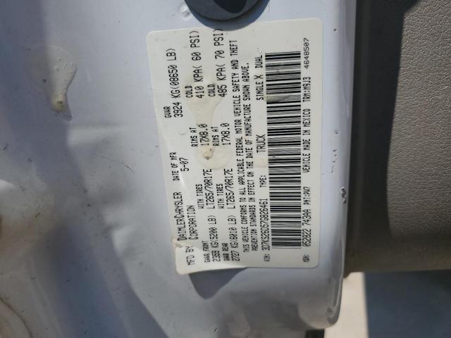 2007 Dodge Ram 2500 St VIN: 3D7KS26D57G826461 Lot: 56232134