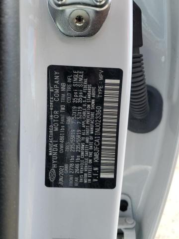 2022 Hyundai Tucson Sel Convenience VIN: KM8JFCA11NU023360 Lot: 60384754