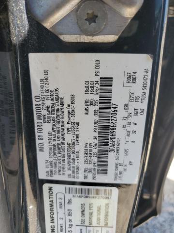 VIN 3FA6P0H98ER270647 2014 Ford Fusion, SE no.12