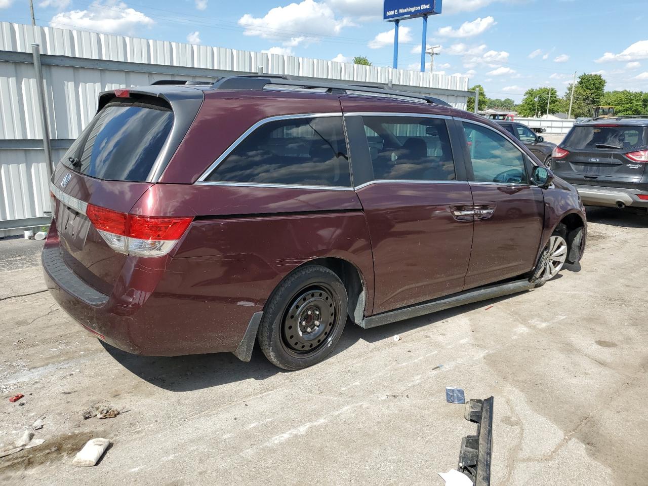 2015 Honda Odyssey Exl vin: 5FNRL5H67FB036864