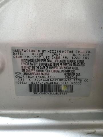 2020 NISSAN VERSA SV - 3N1CN8EV3LL865959