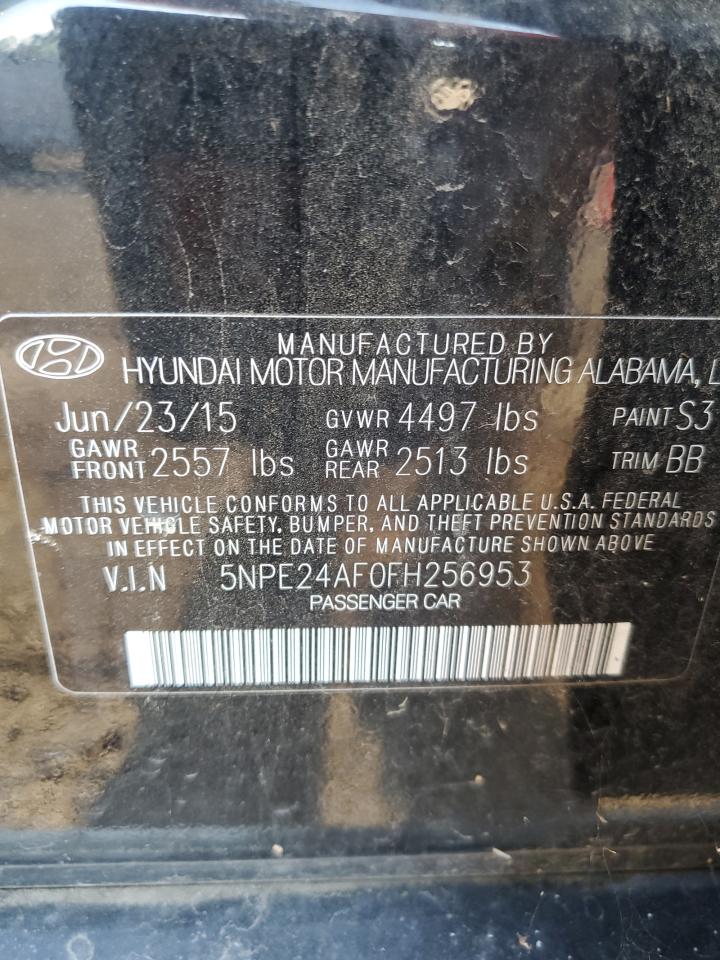 5NPE24AF0FH256953 2015 Hyundai Sonata Se