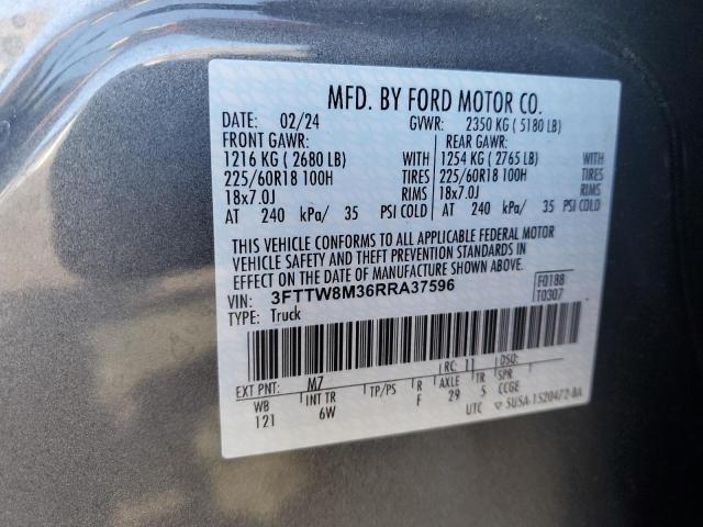 2024 FORD MAVERICK L 3FTTW8M36RRA37596