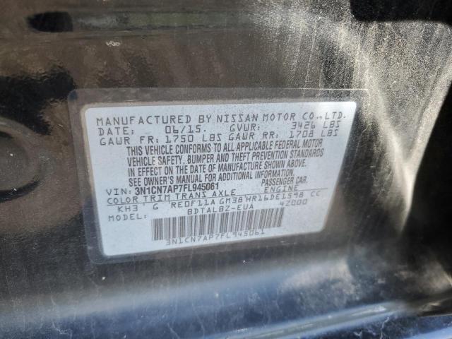 2015 NISSAN VERSA S - 3N1CN7AP7FL945061