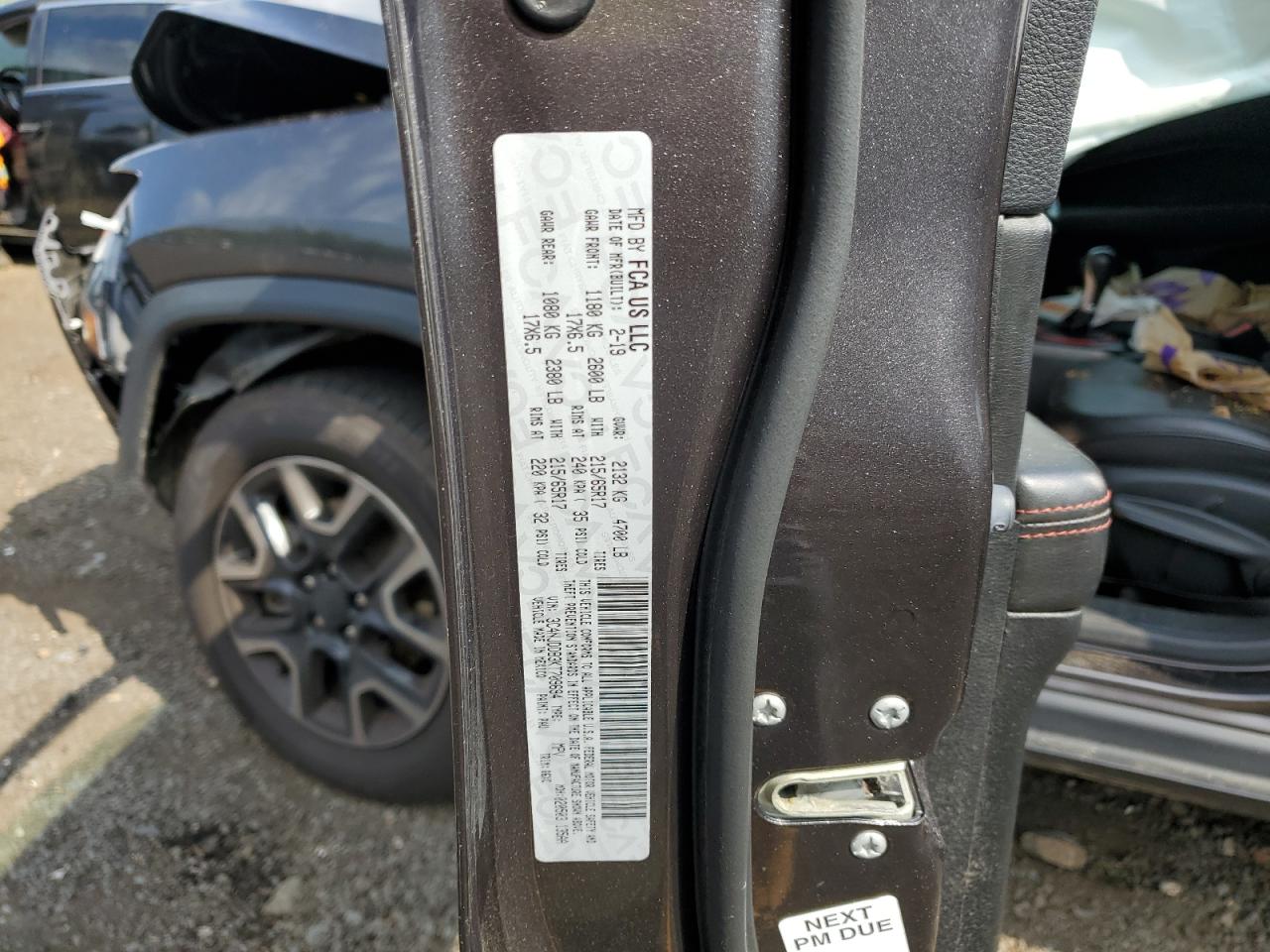 3C4NJDDB3KT709694 2019 Jeep Compass Trailhawk