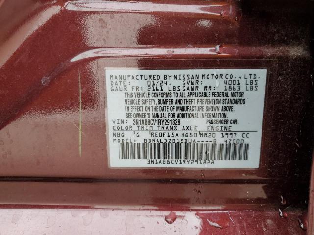 2024 Nissan Sentra Sv VIN: 3N1AB8CV1RY291828 Lot: 58138884