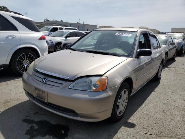 2001 Honda Civic Lx VIN: 2HGES16531H566029 Lot: 56350774