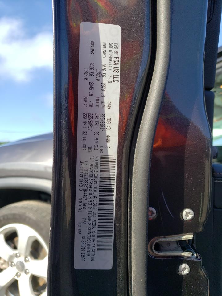 3C4NJCBB8KT844487 2019 Jeep Compass Latitude