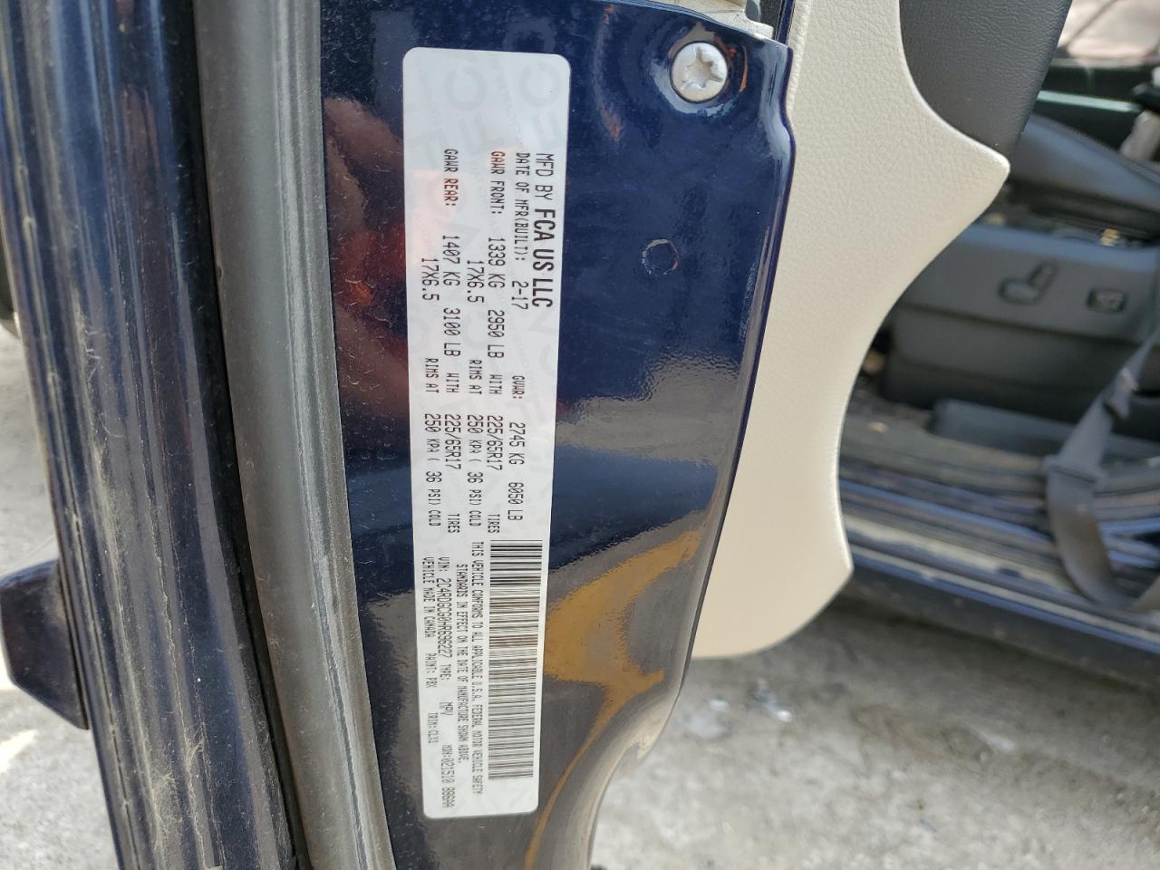 2C4RDGCG0HR696227 2017 Dodge Grand Caravan Sxt