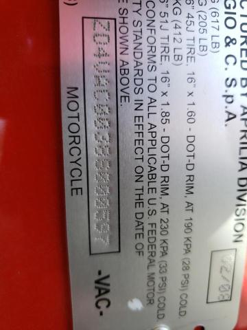 2008 APRILIA SCARABEO 1 ZD4VAC0038S000597