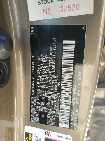 2013 Toyota Venza Le VIN: 4T3ZA3BB9DU075026 Lot: 59848484