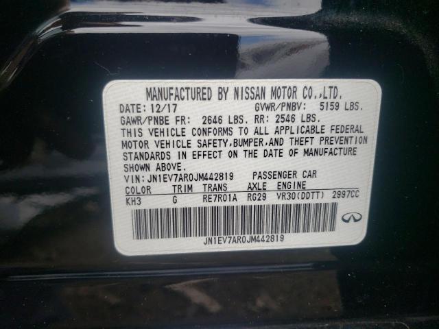 2018 Infiniti Q50 Luxe VIN: JN1EV7AR0JM442819 Lot: 60716284