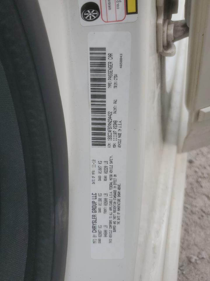 1B3CC4FB7AN234422 2010 Dodge Avenger Sxt