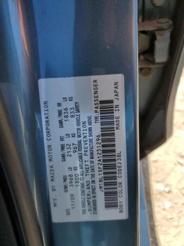 2010 Mazda 3 I VIN: JM1BL1SF2A1251296 Lot: 57861644