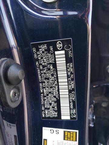 2021 TOYOTA COROLLA LE - JTDVPMAE3MJ145617